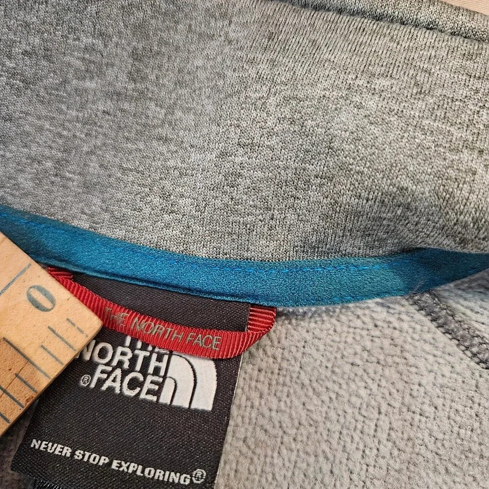North Face Pullover Gray Lg Quarter Zip Pullover Gorpcore Utility Hiking Outdoor